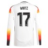 Camiseta de fútbol Manga Larga Alemania Wirtz 17 Primera Equipación Euro 2024 - Hombre